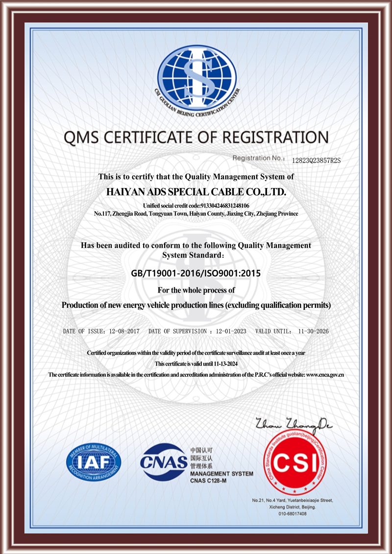 質(zhì)量認(rèn)證體系英文